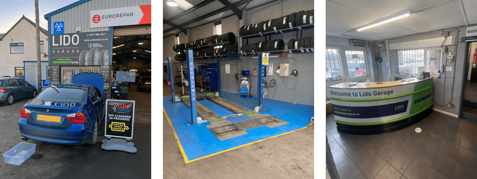 About Lido Garage, Hartlepool (tel 0191 586 3611)